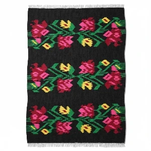 Handwoven Serbian Kilim Area Rug 190x130 - 100% Pure Wool - Reversible Ethnic Carpet - SerbianShop Heritage