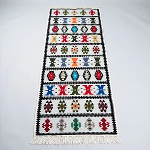 Vunena cilim staza sa pirotskim sarama 200x70 cm