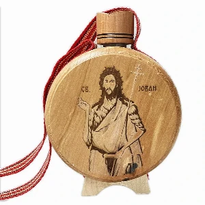 WOODEN FLASK 0,1l SAINT JOVAN 