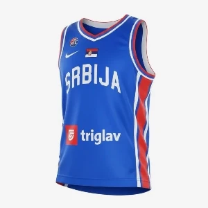 Dečiji plavi dres košarkaške reprezentacije Srbije Nike Evrobasket 2025