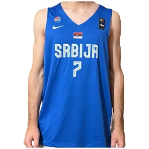 Kids Serbia jersey Bogdanovic 7 blue