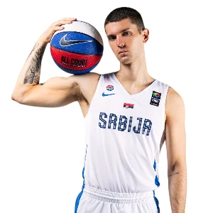 Kids Serbia jersey EuroBasket 2025 white