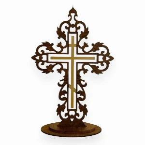 Decorative Wooden Cross 2 - Large