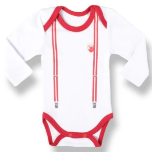 FC RED STAR BABY BODY LONG SLEEVE STRIPS