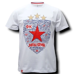 DOUBLE CROWN CHILDREN T-SHIRT RED STAR BELGRADE