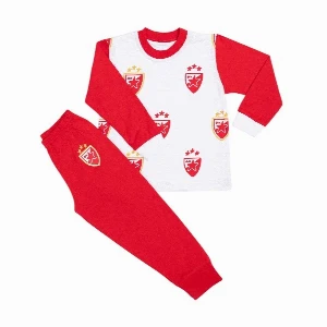 FK CRVENA ZVEZDA GLITTER CHILDREN'S PAJAMAS