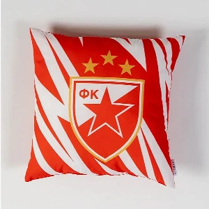 FK CRVENA ZVEZDA UKRASNI JASTUK CRVENO-BELI