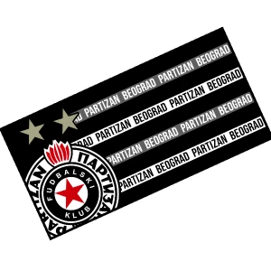 FK PARTIZAN PESKIR ZA PLAZU BEOGRAD PRUGE