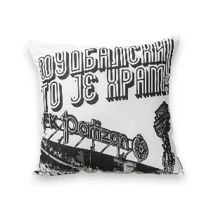 FK PARTIZAN UKRASNI JASTUK FUDBALSKI TO JE HRAM 40X40