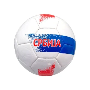 Fudbalska lopta Srbija 5M velicina 5 sa srpskom zastavom serbianshop
