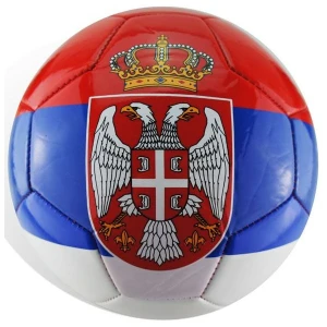 Fudbalska lopta sa motivima srpske zastave trobojka serbianshop
