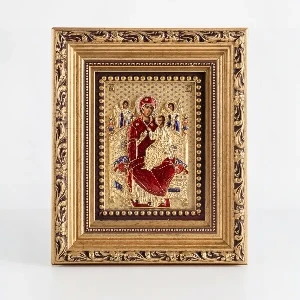 Ikona Pantanasa metalni rad sa pozlatom za isceljenje serbianshop - 19 x 23 cm
