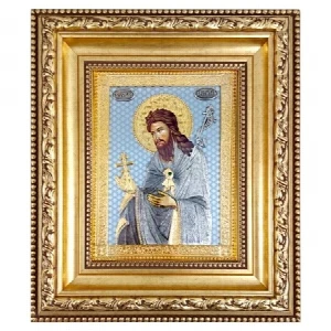 LUXURIOUS METAL ICON OF THE SAINT JOHN 42 X 36