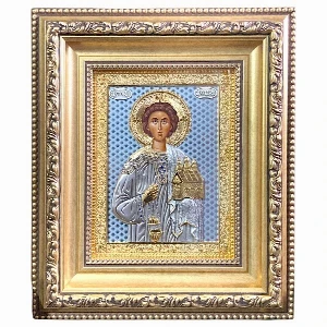 Saint Stephen 24k Gold Icon 42x36cm - Sfântul Ștefan Romanian - Sveti Stefan Slava - Orthodox Icon - SerbianShop