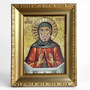 Ikona Svetog Simeona Stolpnika 41x33 cm - pozlaćena