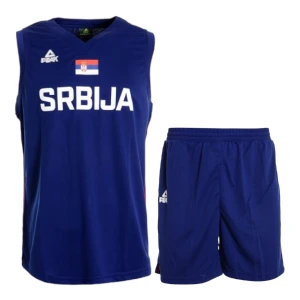 JUNIOR KOŠARKAŠKI KOMPLET SRBIJA DRES I ŠORTS 2021 PLAVI