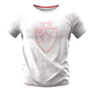 KK CRVENA ZVEZDA MAJICA GRB BELA