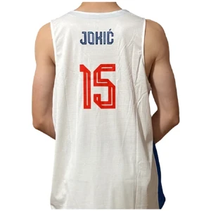 Serbia Basketball Jersey Jokic 15 white