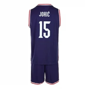 Official Nikola Jokic Serbia Olympics 2024 basketball kit jersey and shorts SerbianShop