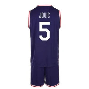 Serbia basketball kit jersey and shorts Olympics 2024 Jovic 5