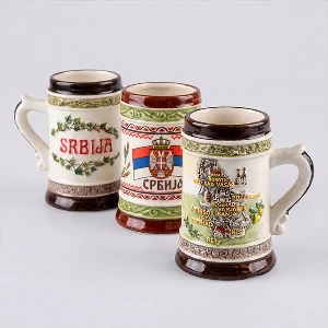 SOUVENIR BEER MUG - SERBIA