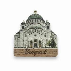 MAGNET WOODEN TEMPLE