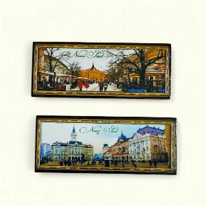 MAGNET WOODEN PANORAMA NEW USA