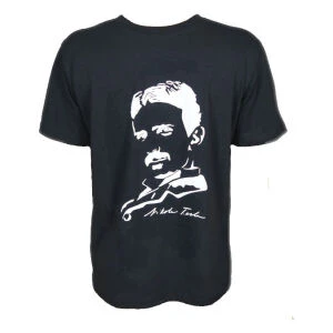 T-SHIRT - TESLA BLACK