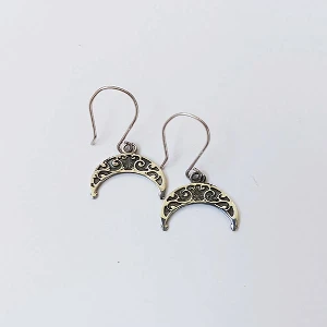 SILVER LUNICA EARRINGS - SLAVIC MYTHOLOGY