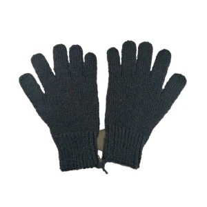 Sirogojno handmade men’s wool gloves navy blue, classic design, winter gift
