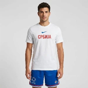 Nike majica Serbia Basketball bela pamučna