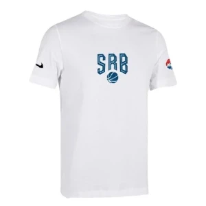 Nike majica Srbija lopta EuroBasket 2025 bela