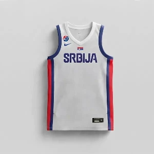 Originalni Nike beli dres košarkaške reprezentacije Srbije