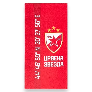 Peškir za Plažu Crvena Zvezda – Koordinate Rajko Mitić