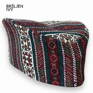 Colorful Serbian sajkaca Ivy collection with embroidery SerbianShop