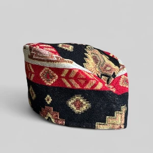 Exclusive colorful sajkaca King's Eye with heraldic embroidery SerbianShop