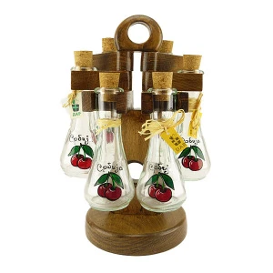 SET OF 6 COKANJS - CHERRY