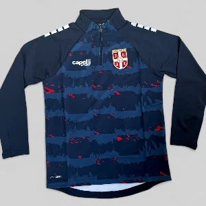 Serbia youth pre-match 1-4 zip top 2025-26 training gear SerbianShop