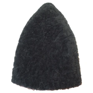 Shubara - black, winter hat, natural fur
