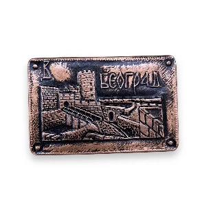 SOUVENIR MAGNET KALEMEGDAN BRONZE