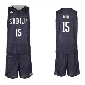 SERBIA TRAINING JERSEY 24 BLUE-WHITE JOKIC 15