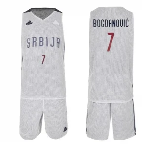 TRAINING JERSEY SERBIA 24 BLUE WHITE BOGDANOVIC 7