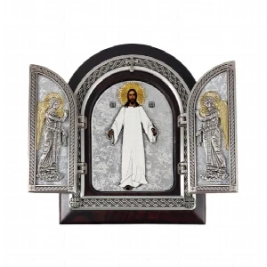 TRIPTYCH LORD LAVRA 22x18cm - wooden, gilded