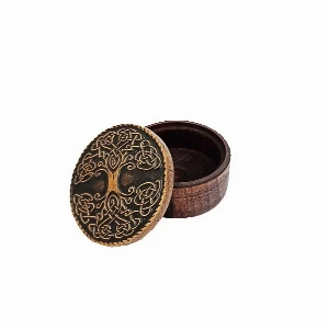 SMALL ORNAMENTAL BOX - TREE OF LIFE - SLAVIC MYTHOLOGY