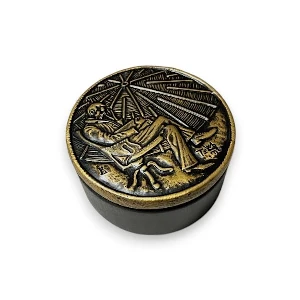 DECORATIVE BOX TESLA SMALL GOLD
