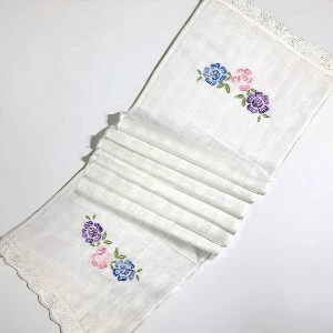  EMBROIDERED TOWEL - FLOWERS | SERBIANSHOP.COM