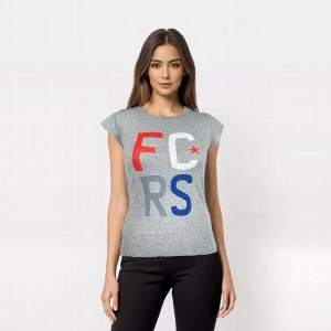 Woman T-SHIRT FC RED STAR BELGRADE, FCRS gray
