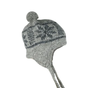 WINTER CAP GRAY - NORDIC MOTIFS Sirogojno