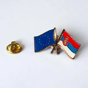 SERBIA - EU FLAG BADGE